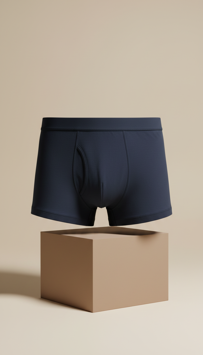 boxer long navy profond
