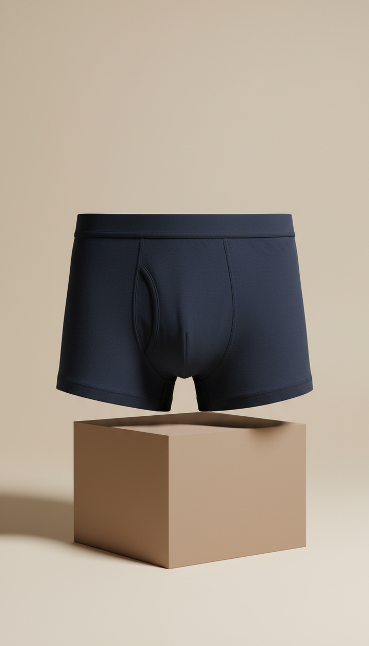 boxer long navy profond