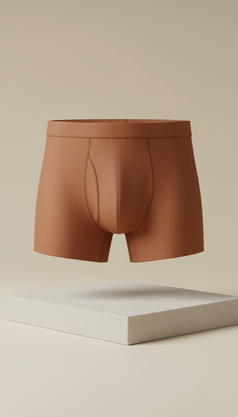 boxer long cuivre raffiné