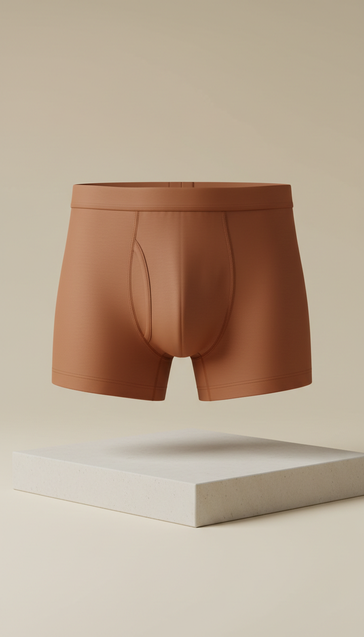 boxer long cuivre raffiné