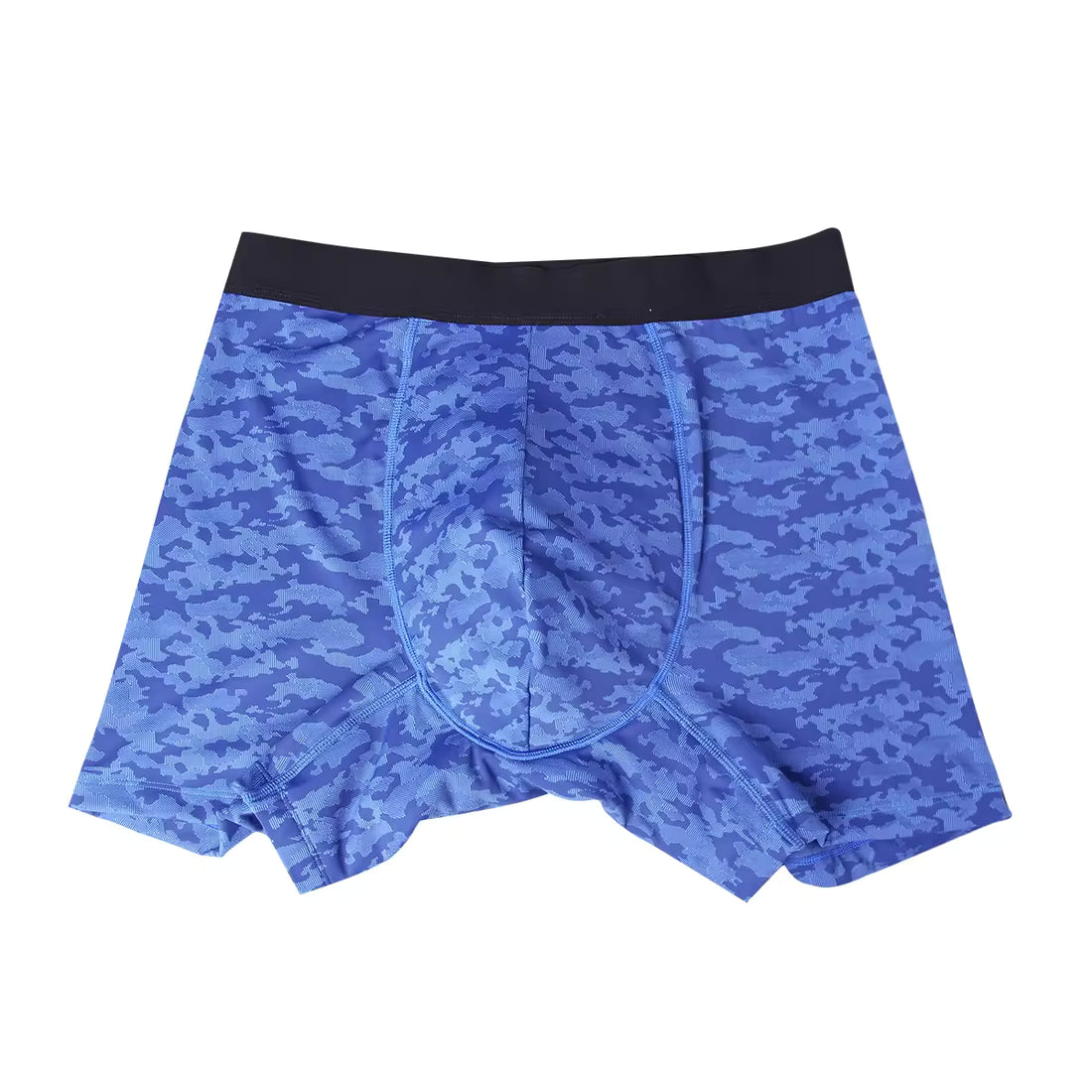 Boxer anti-fuite urinaire Hardi Homme coloris bleu à motif camouflage