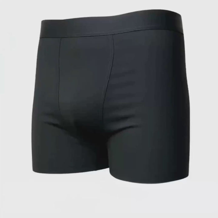 Test d'absorption du boxer anti-fuite Hardi Homme : le liquide est absorbe, l'exterieur reste sec